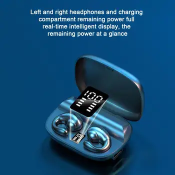 1 Комплект безжични слушалки със сензорен контрол, акумулаторна батерия музикален плейър, безжичен спортни слушалки, аксесоари за високоговорители