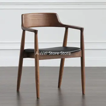 Творчески Дълги Трапезни Столове За Грим на Хол Съвременно Кожен Мобилно Стол За Възрастни Дизайн на Офис Sillasn Шкафове За Хол MZYYH