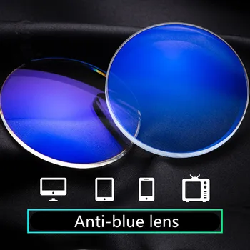 Лещи с анти-синя светлина 1,56, Предписани очила за Далекогледство, късогледство, оптични лещи за очила с антирефлексно покритие