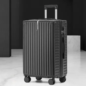 28-инчов багажното набор, Козметичен куфар, Голям просторен пътен кутия за съхранение, кутия за ръчен багаж с колела, дизайнерски куфари