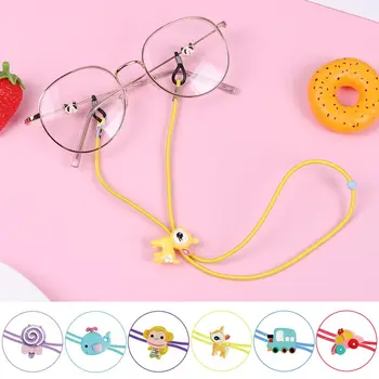 Цветна мультяшная найлон еластична верижка за очила за деца, кабел за очила, детски шийката на каишка за очила, държач за очила, ремък