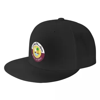 Пънк Герб Катар хип-хоп бейзболна шапка Дамски Мъжки Дишаща шапка за татко възстановяване на предишното положение