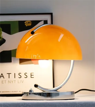Проста стъклена настолна лампа TEMAR в стила на постмодерното, led десктоп осветлението за декорация на дома, спални