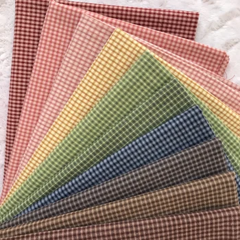 50*70 см DIY Japan Little Cloth group Боядисана в прежда кърпа, за шиене в стил мозайка ръчна изработка, в случайна ивица на полка точки