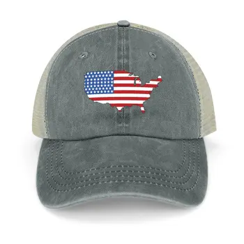 Съединените американски Щати (USA) Ковбойская шапка Модерна плажна шапка, със защита от ултравиолетови лъчи, слънчева шапка, мъжка шапка, дамски