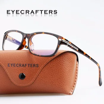 Eyecrafters Радиационна Защита Прозрачни Лещи, Рамки За Очила Дамски Леки Компютърни Очила Мъжки слънчеви Очила Със Защита От Синьо Излъчване UV400