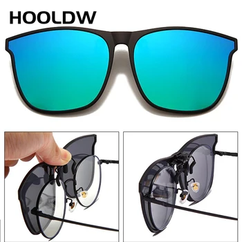 Поляризирани слънчеви очила с панти капак, мъжки квадратни фотохромичните слънчеви очила, дамски очила за нощно виждане за шофиране, риболов, очила с UV400