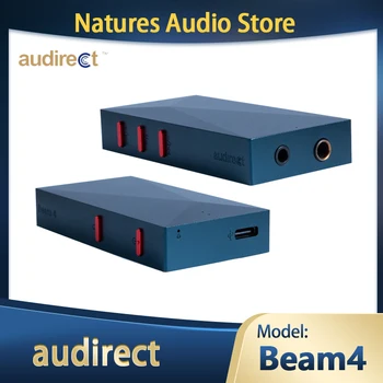 Преносим декодер Audirect Beam 4 Усилвател за слушалки Beam4 Balance КПР AMP ESS9281AC Pro 3,5 мм изход 4,4 БАЛ