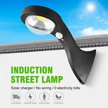 LED слънчев външен трехрежимный уличен сензор за движение Двор осветление за водоустойчиви, с монтиран на стената лампа, градинска украса