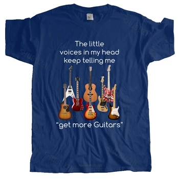 Мъжка тениска с кръгло деколте, забавни тениски, Гитарная риза, тениска с китари, Черна мъжка тениска европейския размер, летни маркови потници
