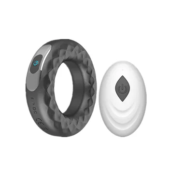 Силиконово виброзащитное стопорное пръстен за гуми, мъжки пръстен за пенис, мастурбатор за тренировка, забавяне на поничка