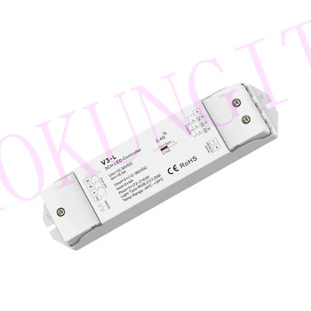 3CH * 6A 12-36VDC CV контролер (Push Дим) V3-L RGB LED контролер за регулиране на яркостта на led ленти/цветова температура/RGB 3 в 1 контролер