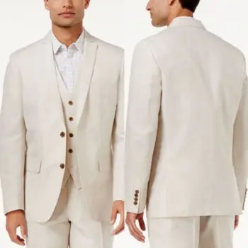 2020 Модерен Официално класически мъжки костюм, комплект от 3 теми (яке + панталон + Елек), Сватбени Костюми на Младоженеца, Приталенные Костюми за бала, на Младоженеца, на Индивидуални Мъжки Костюми