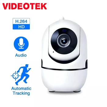 VIDEOTEK YCC365 Plus IP камера WiFi с автоматично проследяване на 1080P 2MP, интелигентен Дом, сигурност, безжичен следи бебето на закрито