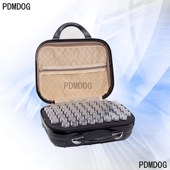 PDMDOG, Нови 132 бутилки, аксесоари за диамант живопис, Чанта, бутилка за мъниста, комплекти многофункционални инструменти за диамант бродерия