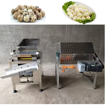 Машина за декортификации пъдпъдъчи яйца, машина за почистване на черупката пъдпъдъчи яйца, шейкър за приготвяне на пъдпъдъчи яйца, машина за разбиване на черупката