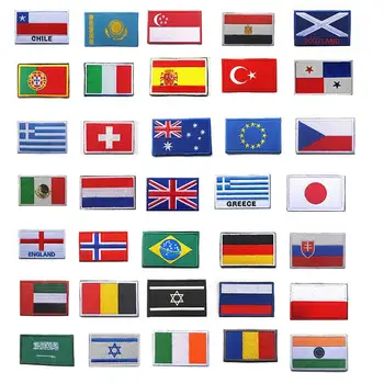 Ленти с Флага на Страната, Бродирани Ленти Русия, Турция, Франция ЕС Флаг Холандия, Тактически икони, Армията Апликация, Военни Ленти