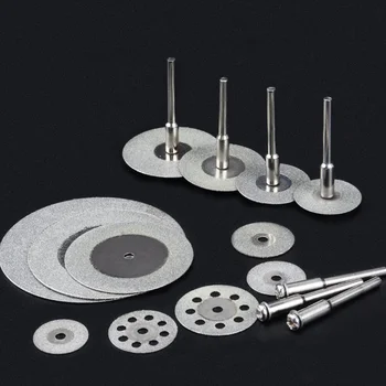 Комплект мини абразивни диамантени режещи дискове за Dremel ротационен нож пильный диск за Шлайфане кръгове Диск с оправкой Набор от електрически инструменти