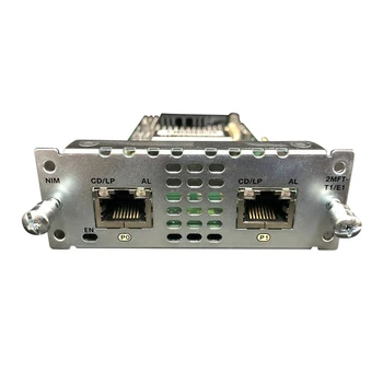 Оригинален модул за разширяване на Cisco рутер с 2-Портов Сериен модул WAN НИМ-2MFT-T1/E1 Модул за гласова комуникация/WAN Wan Интерфейс карта