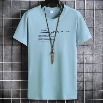 Мъжки t-shirt 2022, лятна памучен тениска с къс ръкав Tide Man, модни тениски за двойки, Потници, тениска с кръгло деколте, мъжки дрехи S-6XL