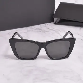 Добро Качество, Дамски Слънчеви Очила Star Cat Eye, SL276, Европейско-Американски Моден Стил, Женски Марка, Дизайн, Кутия за Очила, Oculos De Sol