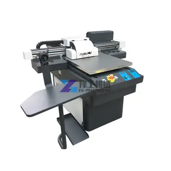 6090 UV мастилено-Струен Принтер С Плоско Легло UV-Led Печатна Машина Евтин Малък A1 Лакиран Цифрови Плосък UV Принтер