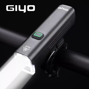 GIYO Велосипеден Фенера Водоустойчив USB Акумулаторна Велосипеден Фенер 4800 mah МТБ Предната Лампа Алуминиев Ultralight Фенерче под наем Фенер