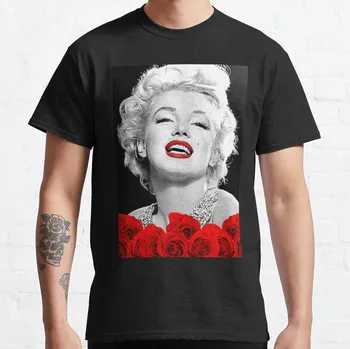 Тениска Marilyn Monroe - Love - D85, тениски големи размери, къси тениски, потници