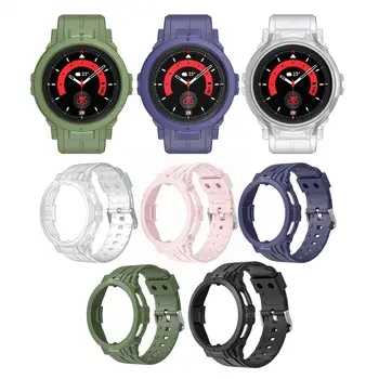 За Samsung Galaxy Watch5 Pro 45 мм Взаимозаменяеми Каишка За Часовник Watch5 Професионален Каишка Спортен Интегриран Силикон Гривна На Китката