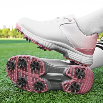 За голф обувки, дамски обувки за тренировки на корта, водоустойчив за голф обувки, ежедневни нескользящая подвижната обувки за гольфа36-43