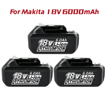 3Pack 6,0 Ah BL1850 ерзац head Batterie für 18V Makita Batterie, lithium-ion Batterie für Makita 18v batterie BL1840 Bl1830 Bl1860