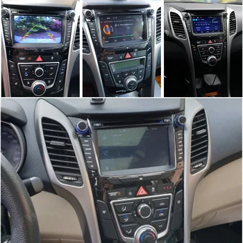 128 Г Carplay Android 11 за Hyundai I30 2012 2013 2014 2015 2016 Автомобилен мултимедиен екран, GPS радио, аудио стерео главното устройство