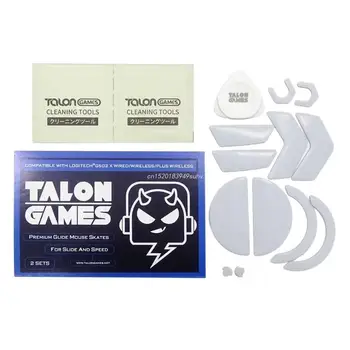 1 Комплект стикери за мишки TALONGAMES, накладки за крачета на мишката, закръглени ръбове за жична/безжична мишка Logitech G502X