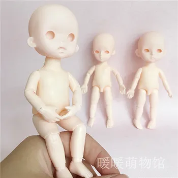 Аксесоари за кукли, части на тялото, ставите, 7 двойки стави ръце, една глава, тяло височина 16 см, кукла без глина и смола