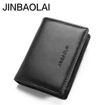 Мъжки портфейл от изкуствена кожа, модерен титуляр за кредитни карти, визитница, чанта за документи