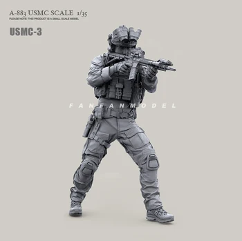 Комплекти модели на войник от смола 1/35, безцветен и събрана себе си фигурка A-883