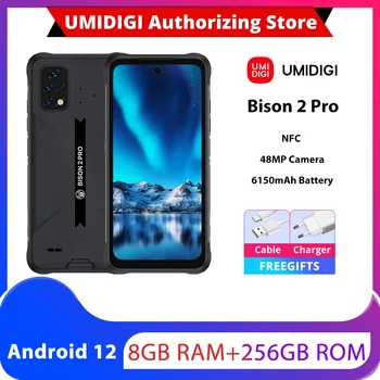 UMIDIGI BISON 2 Глобална версия на 4G Здрав телефон 6 GB 128 GB / Bison 2 Pro 8 GB 256 GB 6150 ма 6,5 