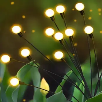 1/2 елемента Коледен имитира огън, слънчева светлина, лятна градина, косене на трева, озеленяване лампи, led фойерверки, вечерни украса