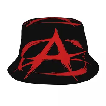 Символ на анархията, панама, летни шапки, Рибарска Шапка, Сгъваеми женски Мъжки слънчеви Шапки